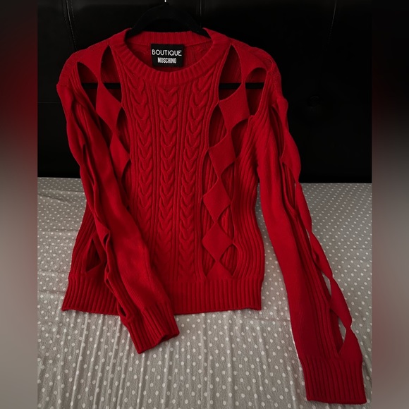 BOUTIQUE MOSCHINO Cutout detail sweater - Picture 3 of 4